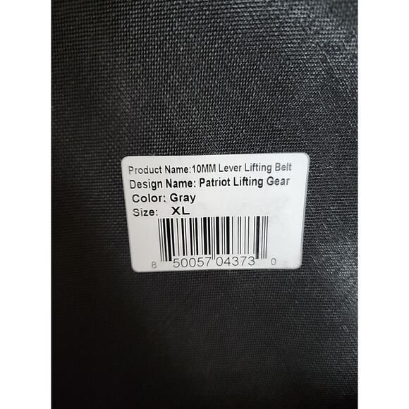 Iron Infidel 10 MM Lever Lighting Belt Gray XL New - Picture 7 of 8